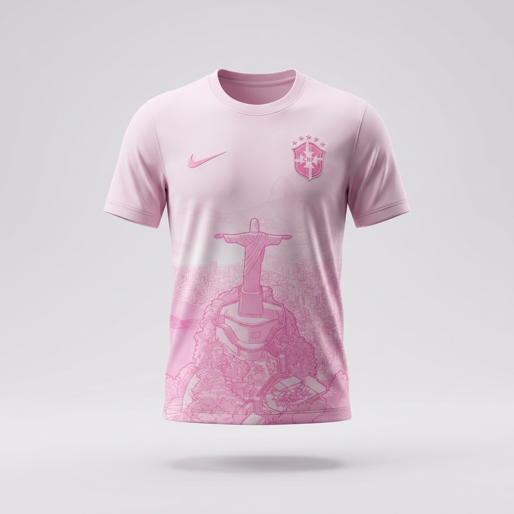 MAILLOT CONCEPT BRESIL ROSE