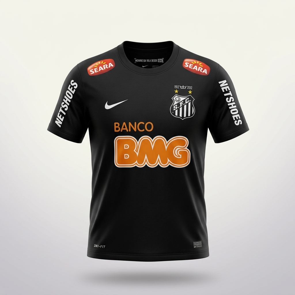 MAILLOT SANTOS FC BLACK 2012-2013