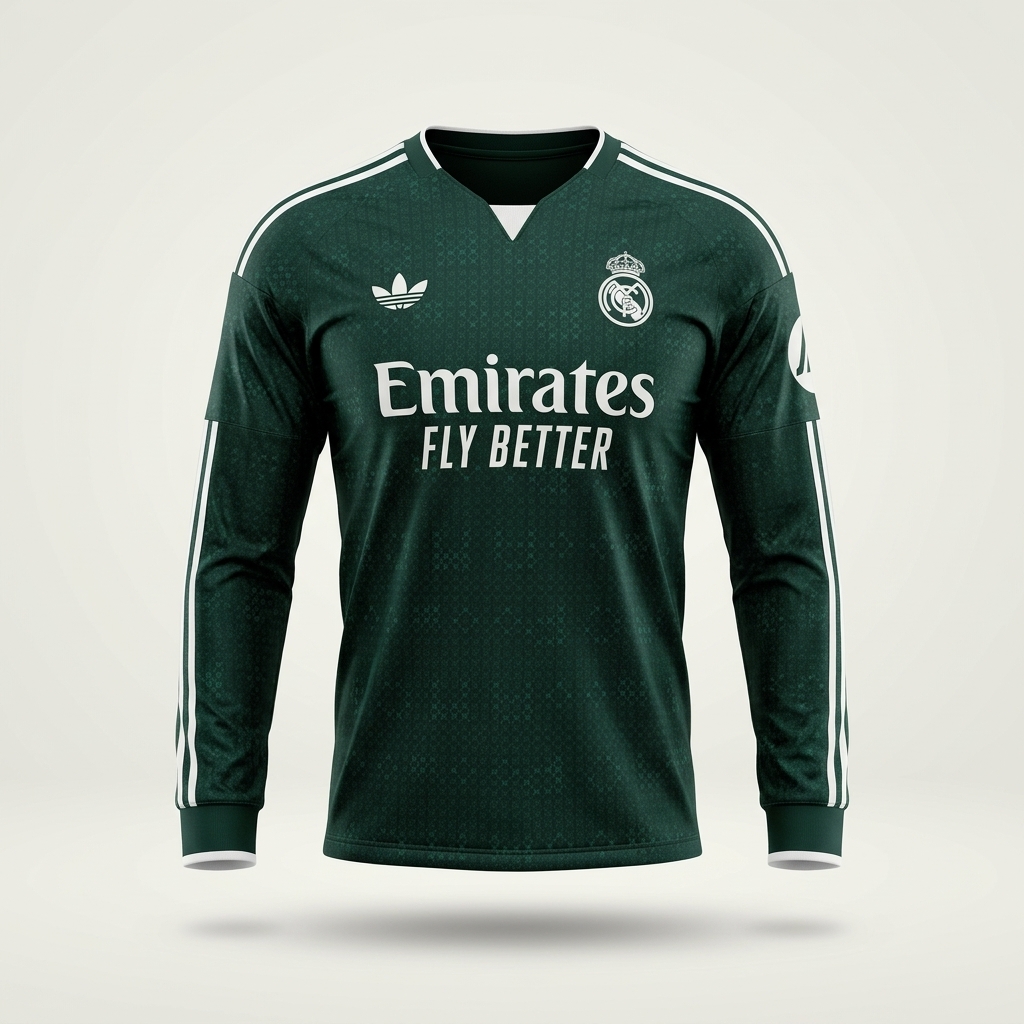 MAILLOT MANCHES LONGUES REAL MADRID EXTERIEUR 2026-2027