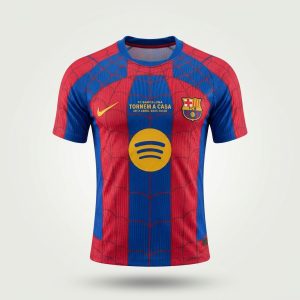 MAILLOT SPIDER-MAN X FC BARCELONE