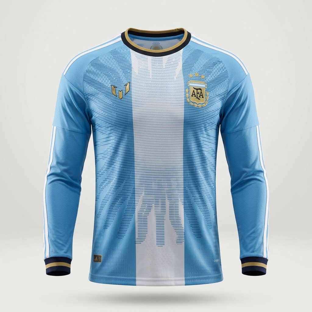 MAILLOT MANCHES LONGUES ARGENTINE MESSI 2026